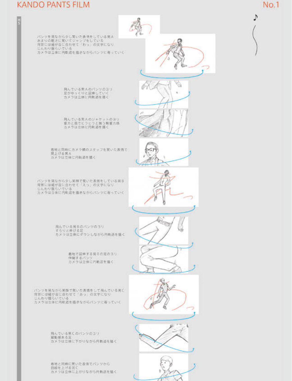 文字と人が空中に浮遊する ユニクロ 感動パンツ Cm制作の裏側 ブレーンデジタル版
