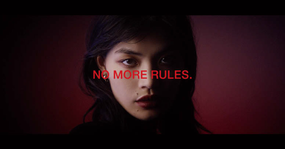「NO MORE RULES.」を軸にしたKATEのブランドムービー