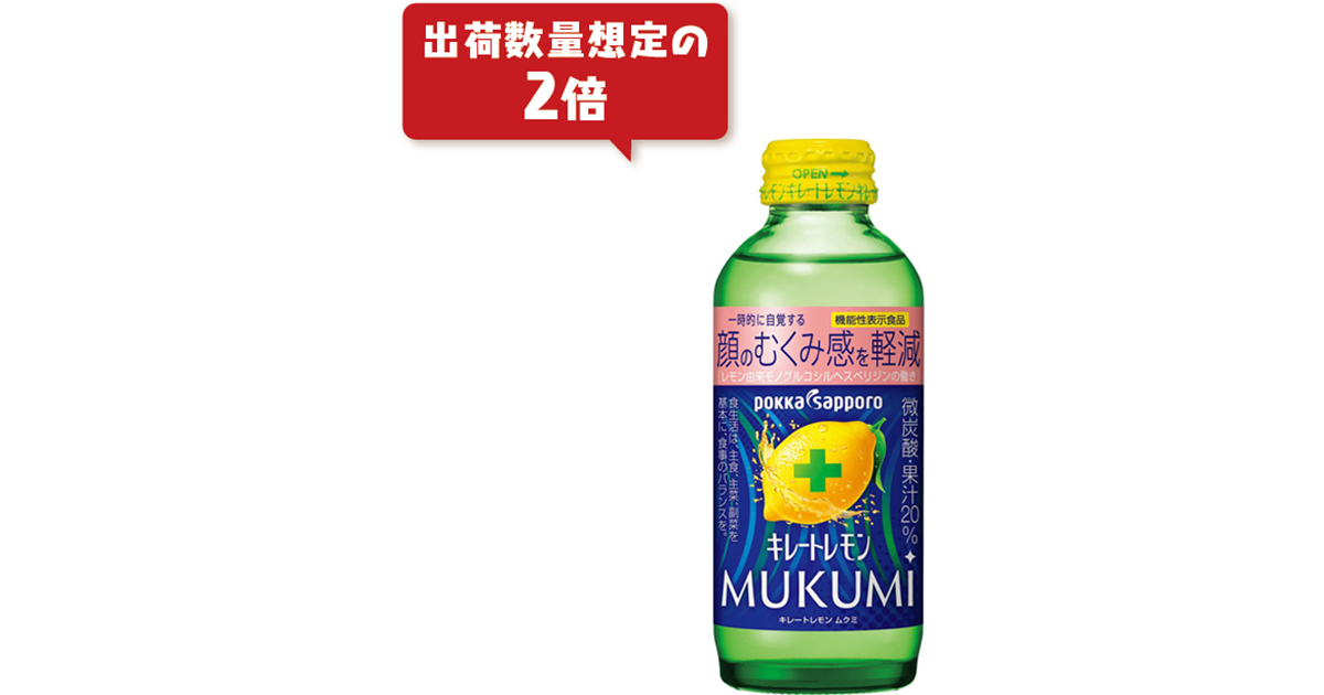 SNSを活用した機能と飲用シーンの訴求でファン獲得に成功した「キレートレモン MUKUMI」
